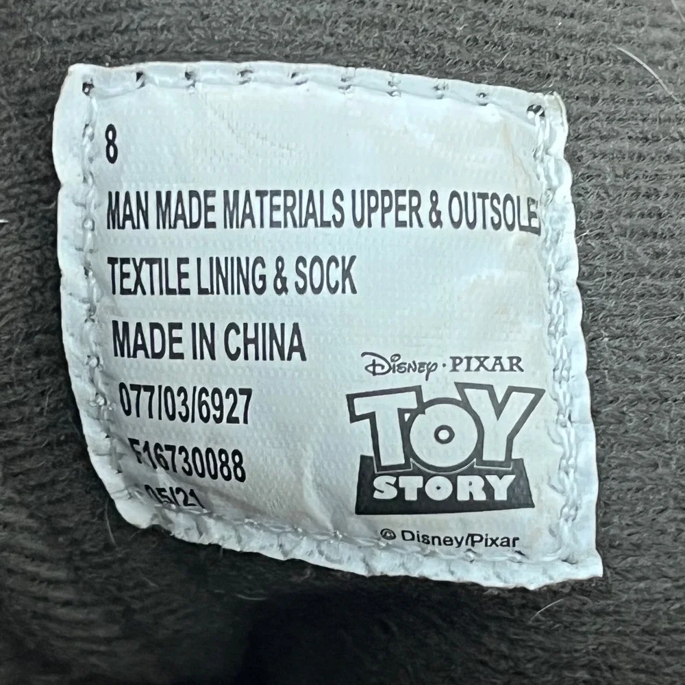 Disney Pixar Toy Story Woody Western Boots Toddler Size 8 Brown Bullseye Zip Up